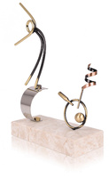 Trofeo para gimnasia de Latón