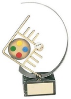 Trofeo parchís artesanal