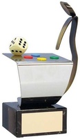 Trofeo parchís hecho a mano