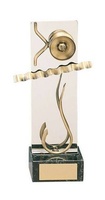 Trofeo pesca anzuelo y carrete