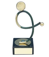 Trofeo petanca latón