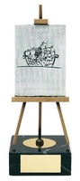 Trofeo pintura caballete