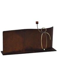 Trofeo rectangular en metal para Arbitro