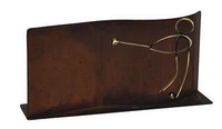 Trofeo rectangular modalidad de martillo en atletismo