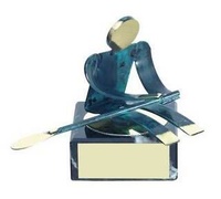 Trofeo remo latón