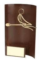Trofeo remo rectangular