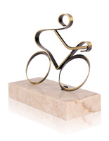 Trofeo silueta de ciclismo