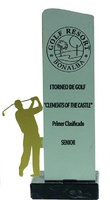 Trofeo silueta de metal de caballo