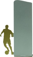 Trofeo silueta de metal para futbol