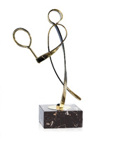 Trofeo silueta lineal de tenis