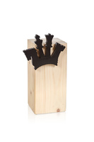 Trofeo taco de madera para ajedrez modelo aliso