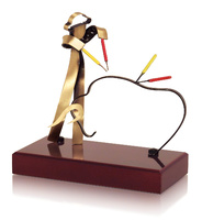 Trofeo taurino de laton