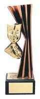 Trofeo teatro mascaras y telón