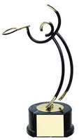 Trofeo tenis latón jugador