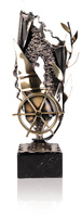 Trofeo timón de barco
