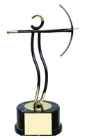 Trofeo tiro con arco artesanal