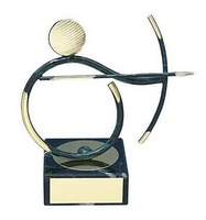 Trofeo tiro con arco latón