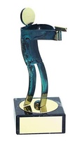 Trofeo tiro pistola hecho a mano