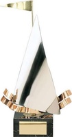 Trofeo vela plateada vela