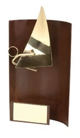 Trofeo vela rectangular