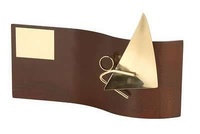 Trofeo vela rectangular ondulado