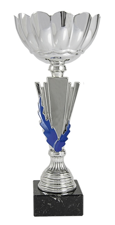 Copa Plateada con detalles en azul Espot 