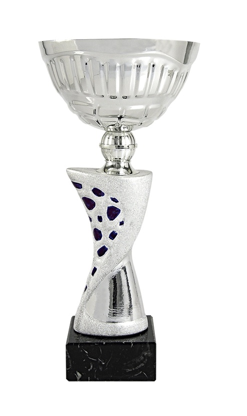 Copa plateada cerámica Figols 
