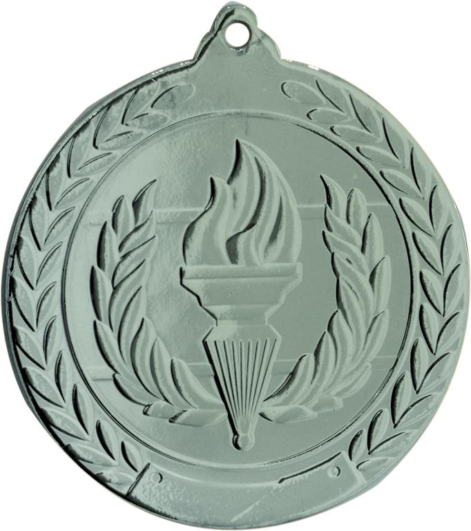 Medalla Deportiva de 50 mm Ø acabado en oro de alegórico 