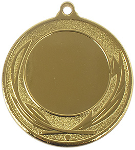 Medalla Deportiva de 50 mm Ø deportiva metálica. 