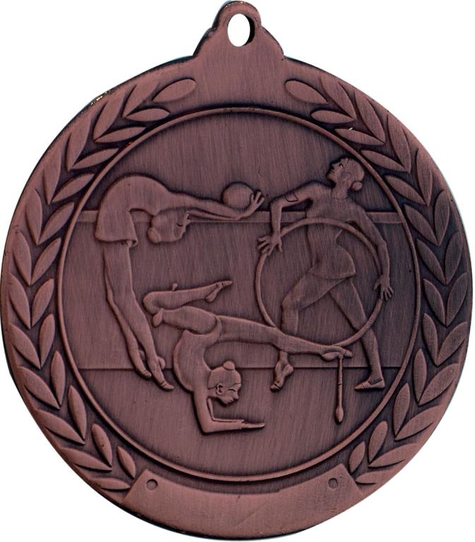 Medalla Deportiva de 50mm Ø para gimnasia 