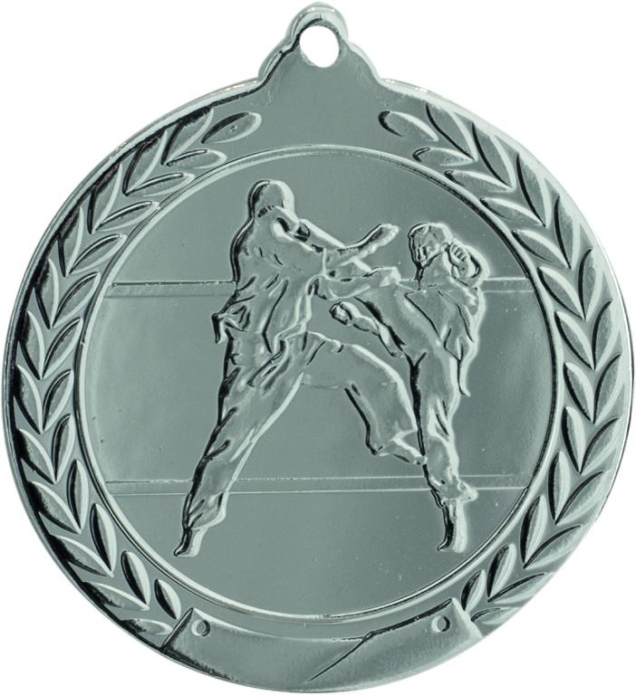 Medalla Monforte metálica de 50mm Ø karate 