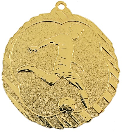 Medalla deportiva futbol laurel 50 mm Ø 