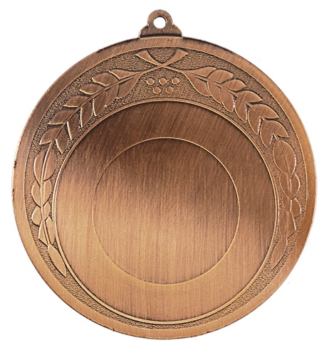 Medalla deportiva ramo de laurel en 70 mm Ø 