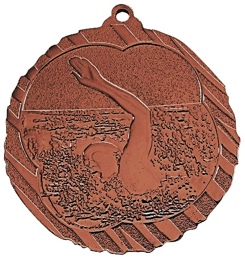 Medalla opos para natacion 50 mm 