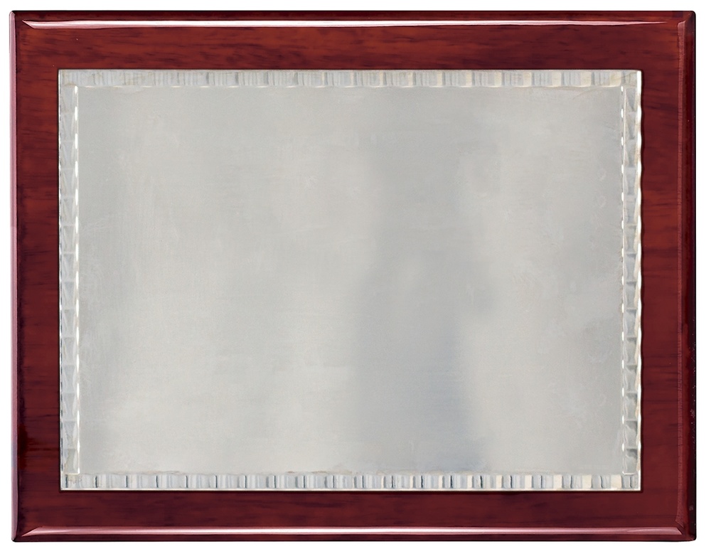 Placa de placa de tiro con arco acabado de madera 6 X 8 trofeo 