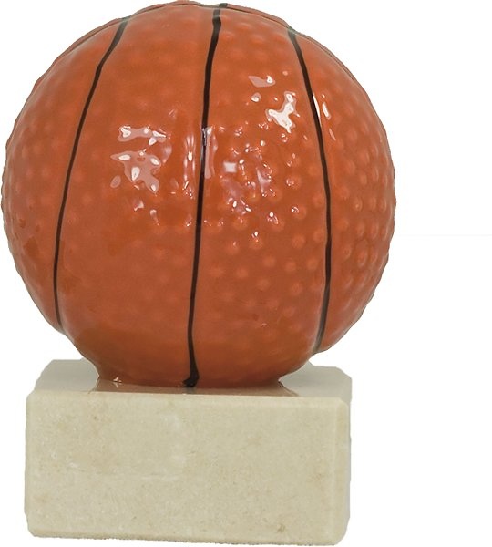 Trofeo Balon Baloncesto Peana Crema 