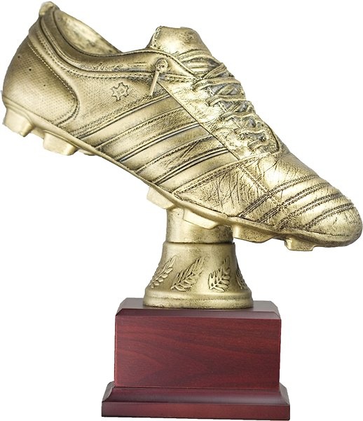 Trofeo Bota Futbol Dorado Madera 