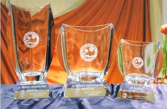 Trofeo Dorze Cristal Liso Peana 