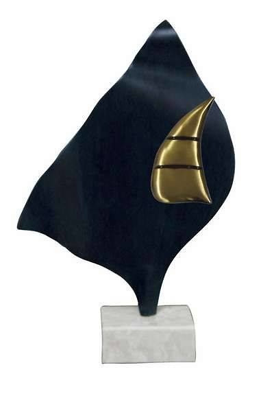 Trofeo Artesanal Laton Vela 
