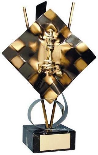 Trofeo ajedrez tablero 