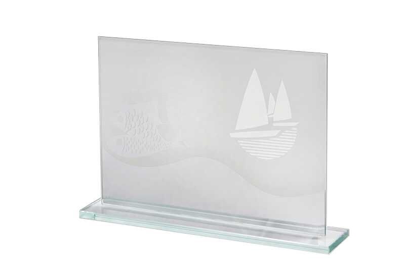 Trofeo de Pesca modelo Ameca en cristal 