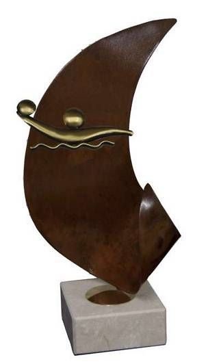 Trofeo Artesanal Laton Waterpolo 