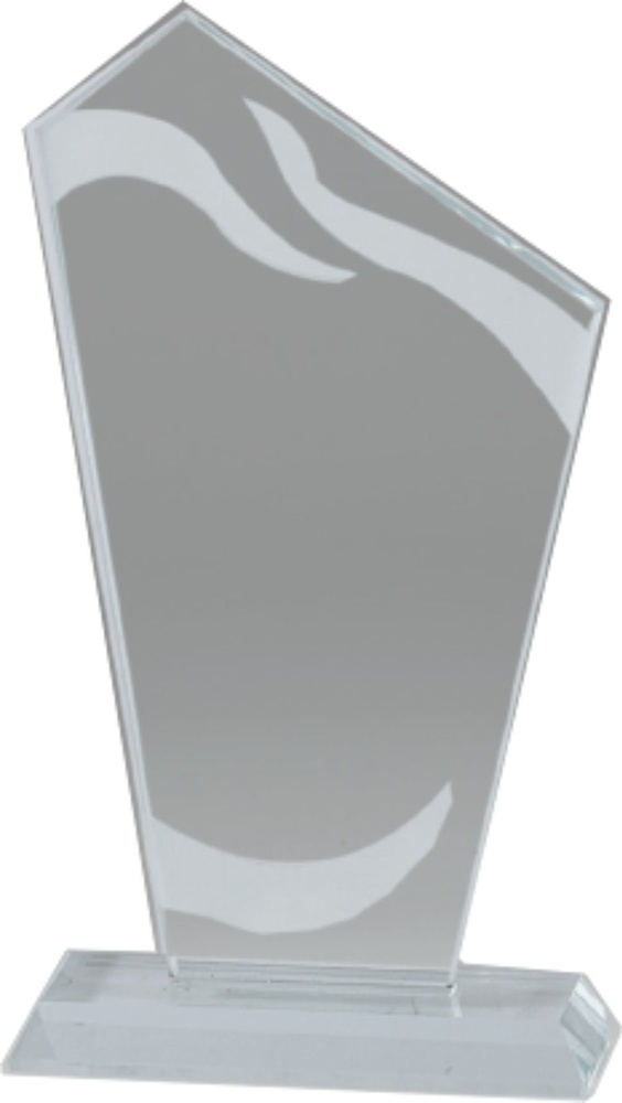 Trofeo de cristal mate brillo formas rectas Alastar 
