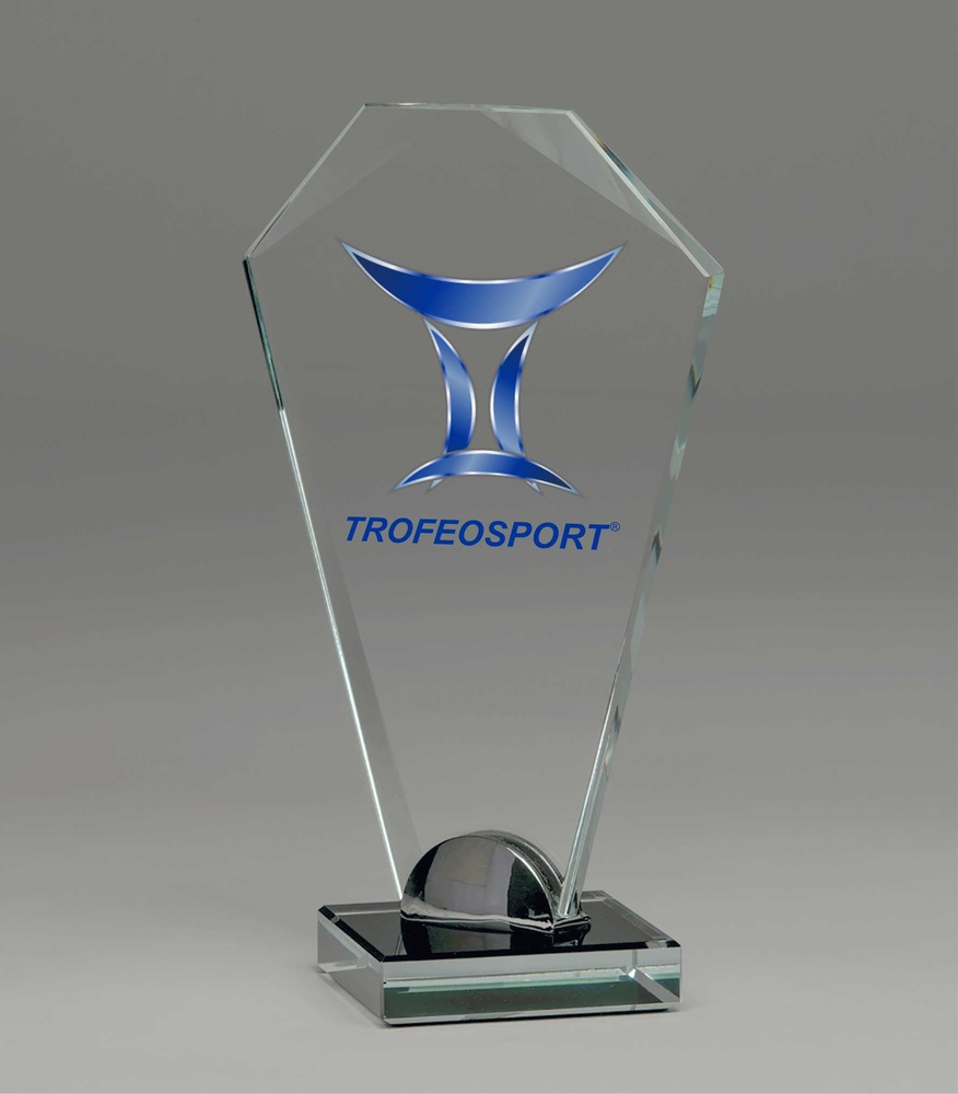 Trofeo de cristal personalizable lapidado Maddison 