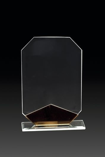 Trofeo de cristal. Modelo felipe 