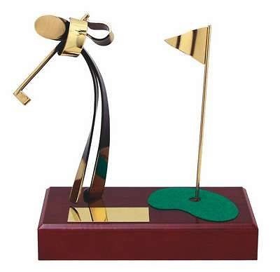 Trofeo golf peana madera 