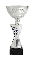 Copa plateada cerámica Figols