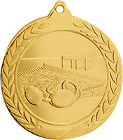 Medalla Deportiva de 50 mm Ø  de natacion