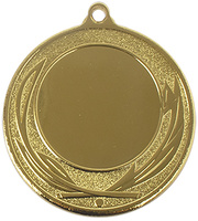 Medalla Deportiva de 50 mm Ø deportiva metálica.