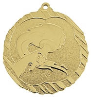 Medalla antorcha olimpica acabados oro, plata y bronce
